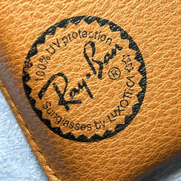 Ray Ban Unisex Sunglasses Eyewear UV Protective Case Only Light Brown - Picture 10 of 13